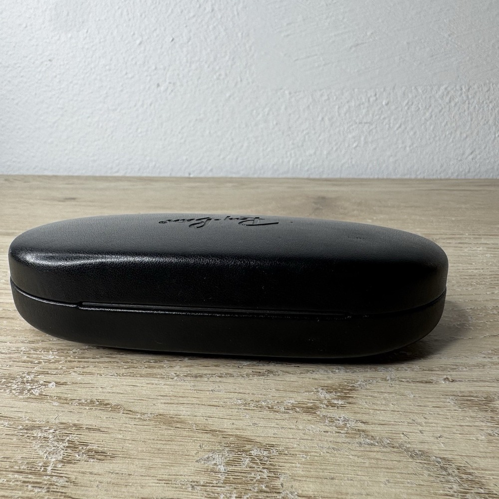 Ray Ban Black Clamshell Hard Sided Glasses Eyeglasses Sunglass Case - Picture 3 of 8